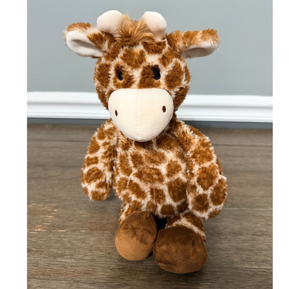 Mary & Martha Giraffe Plush Stuffed Animal Soft Spotted Brown Nursery Toy 12"